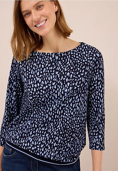 Shirt mit Rippstruktur günstig online kaufen