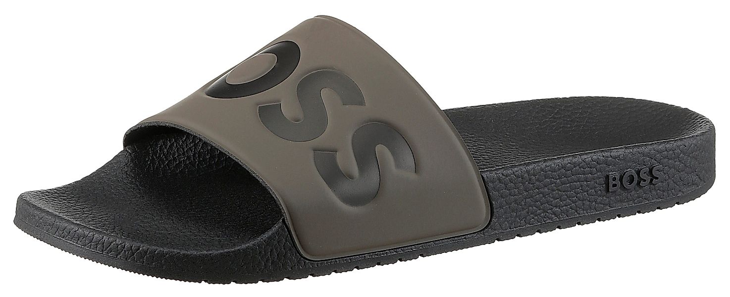 BOSS Aryeh Slid Badepantolette, Poolslides, Schlappen, günstig online kaufen