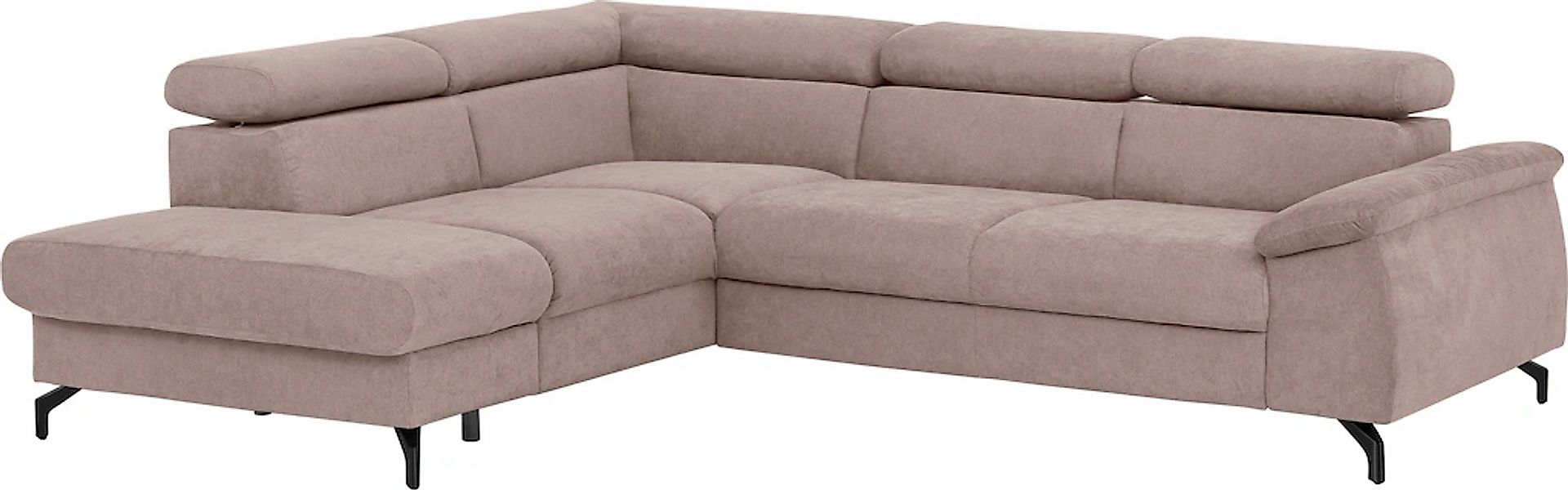 COTTA Ecksofa "Komaris L-Form", mit Kopfteilverstellung, wahlweise mit Bett günstig online kaufen