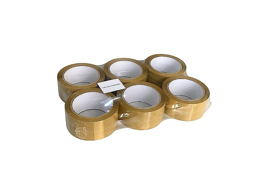 HTI-Line Klebeband Paketklebeband 6er Pack (Set, 6-St., 6 Rollen) Klebeband günstig online kaufen