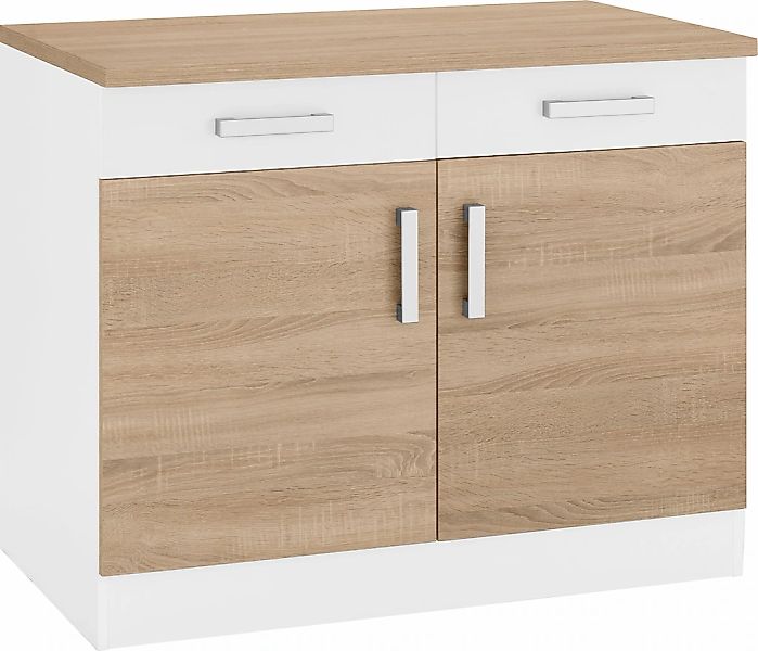 KOCHSTATION Unterschrank "KS-Gera" Breite 100 cm günstig online kaufen