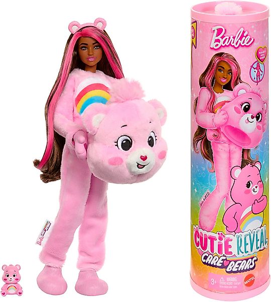 Barbie Anziehpuppe Cutie Reveal, Glücksbärchis Hurrabärchi, günstig online kaufen