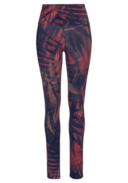 LASCANA ACTIVE Leggings "Tropical" mit abstraktem Palmenprint, Loungewear günstig online kaufen