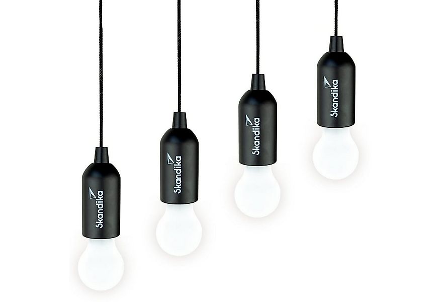 Skandika LED Gartenleuchte Campinglampe Narvik 4er-Set, hängend, tragbare Z günstig online kaufen