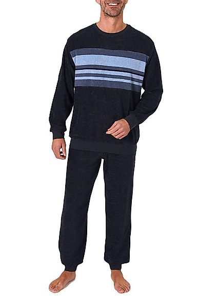 Normann Pyjama Normann Frottee Schlafanzug mit Bruststreifen – auch in Über günstig online kaufen