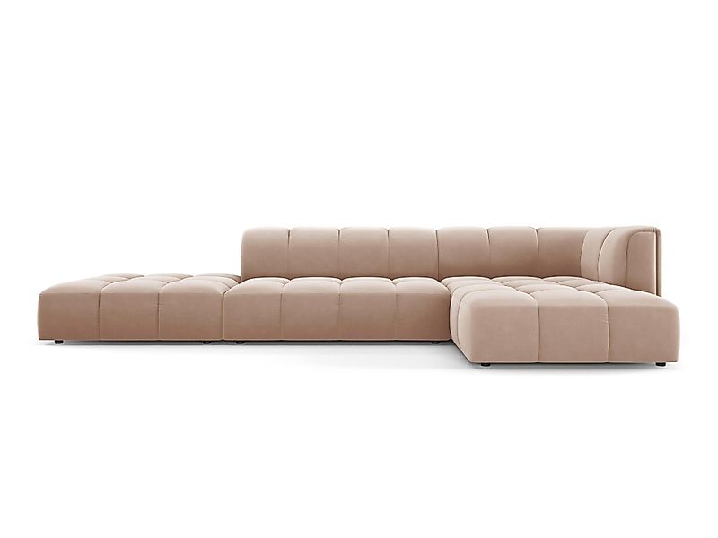 Milo Casa | Ecksofa Francesca Samt rechts 5-Sitzer günstig online kaufen