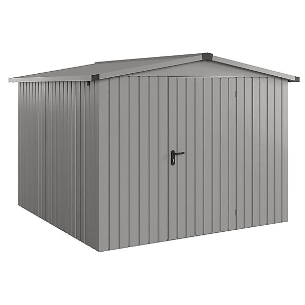 Hörmann EcoStar Gerätehaus Euroline Satteldach 1-flg 285 x 278 cm Graualumi günstig online kaufen