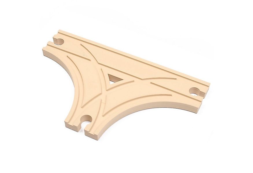 Kreative Feder Spielzeugeisenbahn-Schiene Weiche 90° mit 2 Fahrspuren - Erw günstig online kaufen