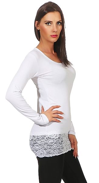Mellice Longshirt Damen Longshirt Langarmshirt mit günstig online kaufen
