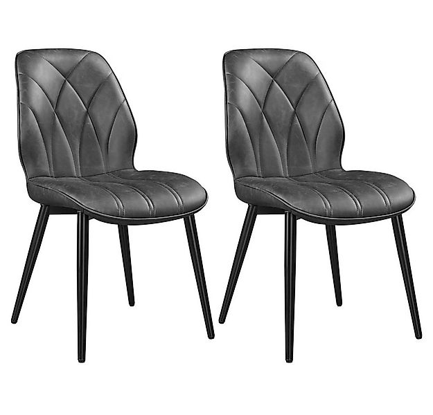 Yaheetech Küchenstuhl (2 St), Esszimmerstühle 2er Set Polsterstuhl für Küch günstig online kaufen