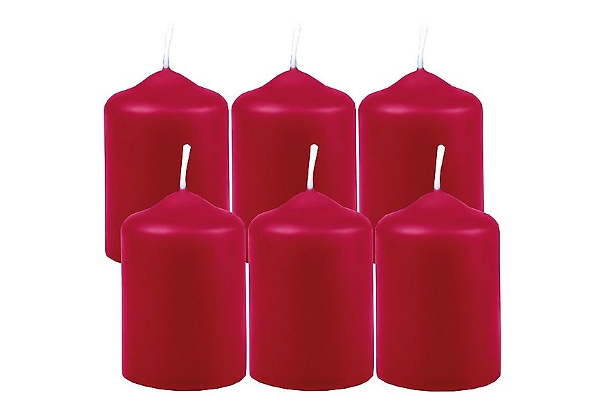 HS Candle Stumpenkerze aus Wachs (6-tlg., Dekolicht), Ø4xH6 cm Teelichtgröß günstig online kaufen