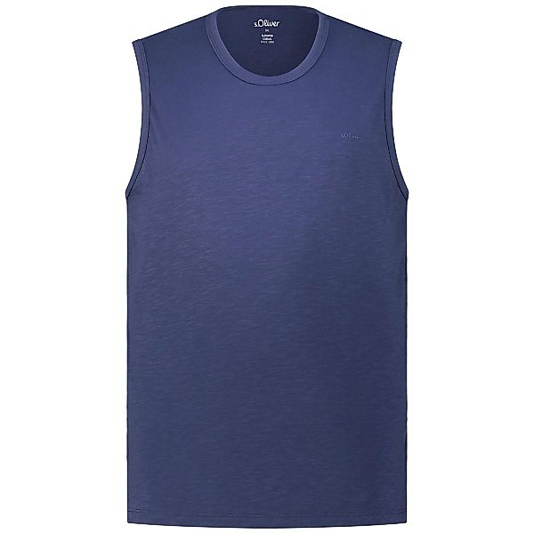 s.Oliver Tanktop aus Baumwolle Farbe blau Größe: XXL günstig online kaufen