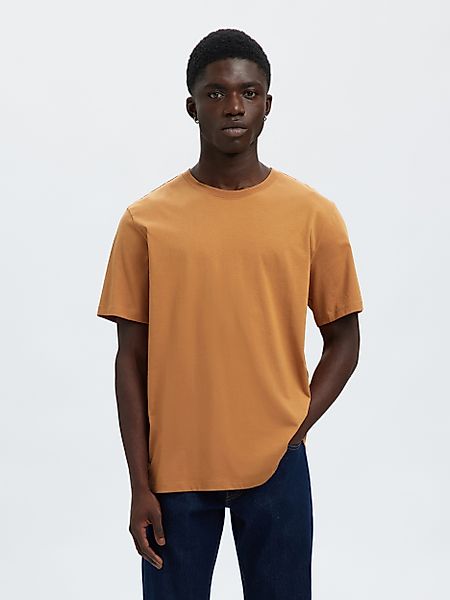 Selected Rundhalsshirt SLHASPEN SS O-NECK TEE günstig online kaufen