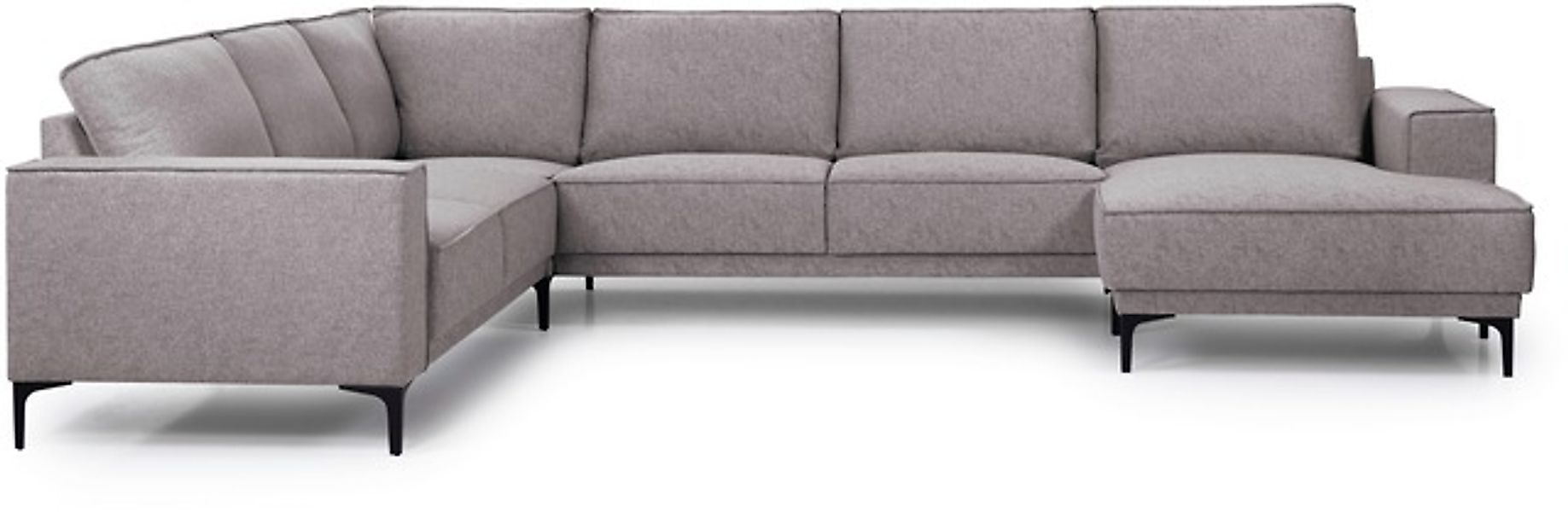 Places of Style Wohnlandschaft »XXL Sofa Oland, Struktur, Flachgewebe, Luxu günstig online kaufen