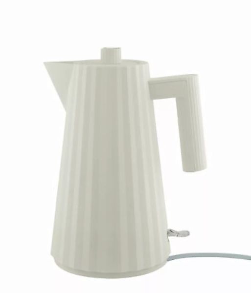 Alessi - Plissé Elektrischer Wasserkocher 170cl - weiß/LxBxH 21x16x29cm/170 günstig online kaufen