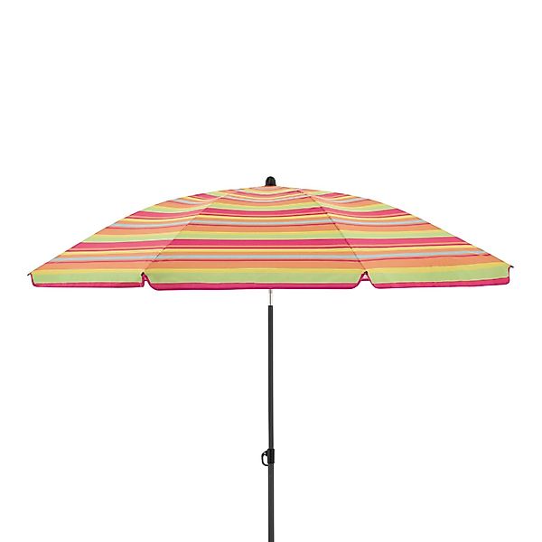 Derby Marktschirm COMO Ø 165 cm Orange-Mix mit Knickfunktion günstig online kaufen