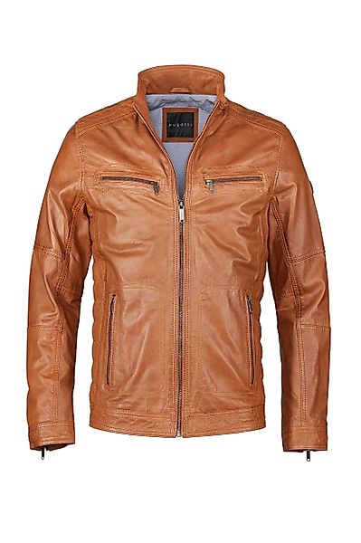 bugatti Lederjacke BUFIDELIO (1-St) mit Ziernähten günstig online kaufen
