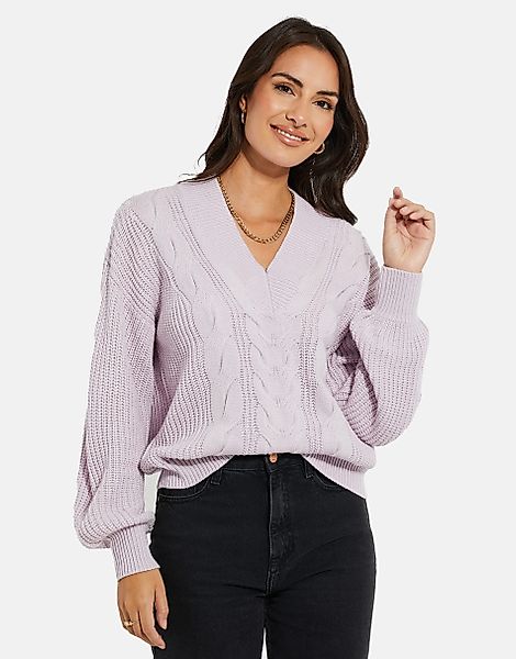 Threadbare Rundhalspullover in tollem Strick-Design günstig online kaufen