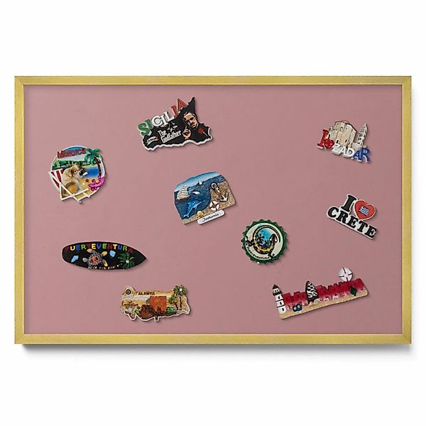 Tulup Magnettafel Wanddekoration Magnettafel bedruckt Pastellrosa Farbe 60x günstig online kaufen