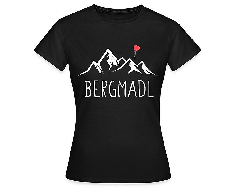 Spreadshirt T-Shirt Bergmadl Wandern Berge Alpen Damen Frauen T-Shirt (1-tl günstig online kaufen