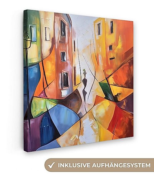 OneMillionCanvasses® Leinwandbild Abstrakt - Kunst - Malerei - Farben, Foto günstig online kaufen