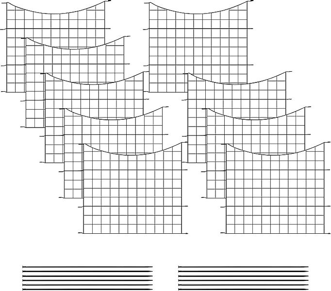 Woltu Teichzaun, (10-St), Gartenzaun Komplettset, Steckzaun Metall, Gitterz günstig online kaufen