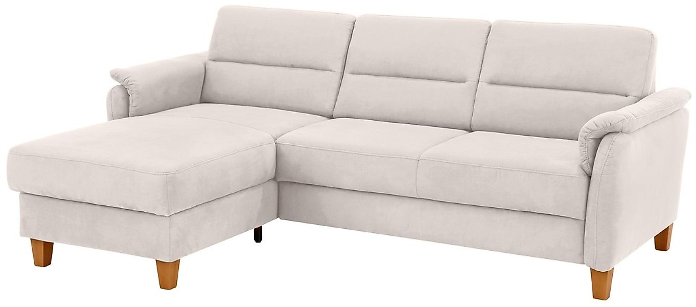 Home affaire Ecksofa "Palmera L-Form, B: 244 cm" optional Bettfunktion & Be günstig online kaufen