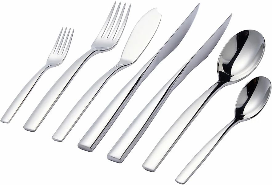 Hanseatic Besteck-Set "EXCLUSIVE" stehendes Design von Ess- und Steakmesser günstig online kaufen