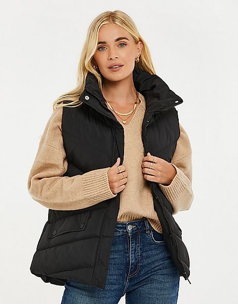 Threadbare Softshellweste THB Ladies Hazzi Quilted Gilet (1-tlg) mit hohem günstig online kaufen