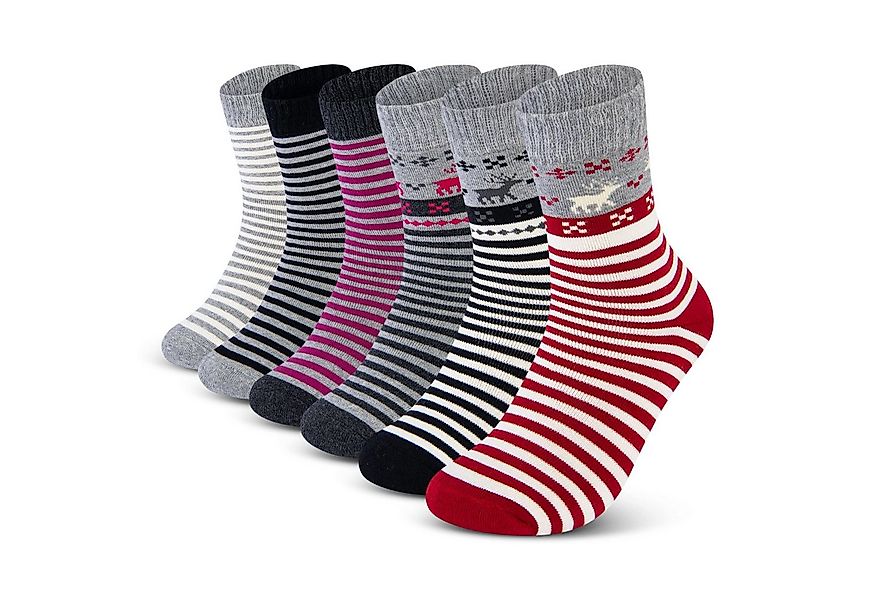 sockenkauf24 Thermosocken Damen warme Wintersocken Vollfrottee (38202, 6-Pa günstig online kaufen