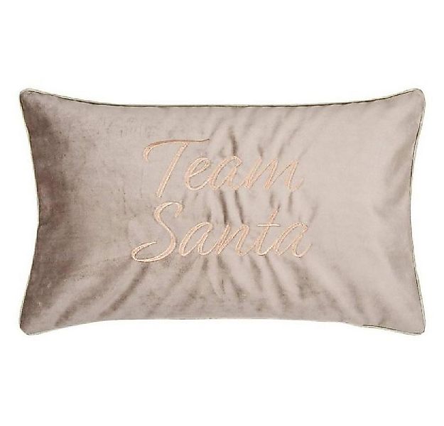 PAD Kissenhülle Kissenhülle Team Santa Lyrics Beige (30x50cm) günstig online kaufen