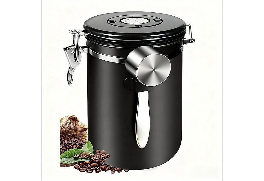 POPOLIC Aufbewahrungsbox Kaffeebohne Versiegeltes Glas, 1800ML Kaffeebohnen günstig online kaufen