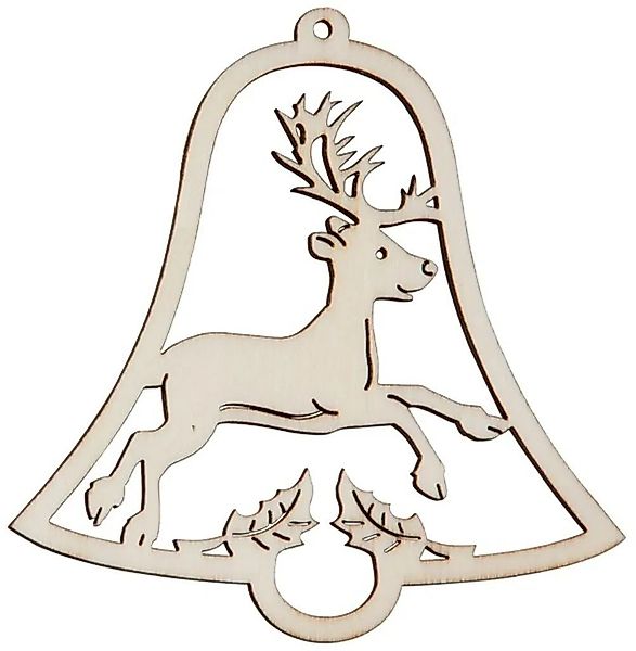 Hofmeister Fensterbild Fensterbild Hirsch, springend, Glocke günstig online kaufen