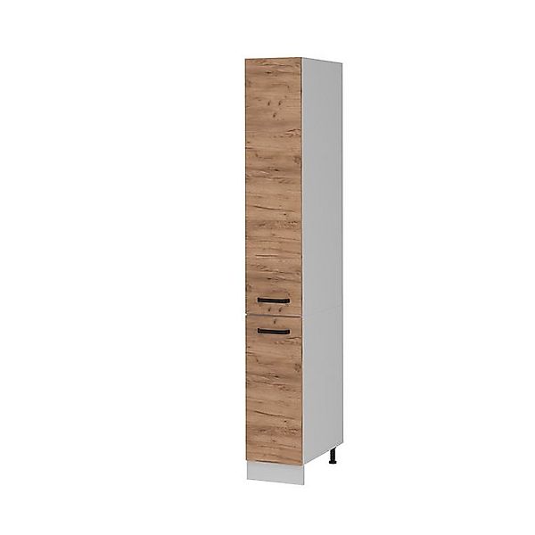 Vicco Hochschrank R-Line, Goldkraft Eiche/Weiß, 30 günstig online kaufen