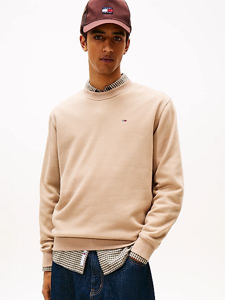 Tommy Jeans Sweatshirt "TJM REG S FLAG CREW", Mit besticktem Markenlogo auf günstig online kaufen