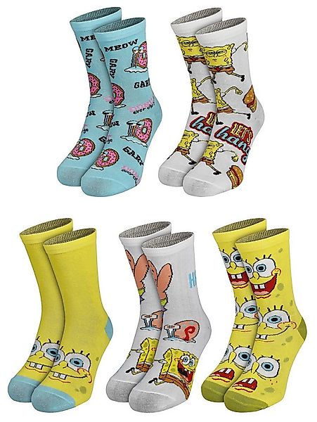 United Labels® Socken Spongebob Schwammkopf Socken Herren Sneaker Männer 40 günstig online kaufen