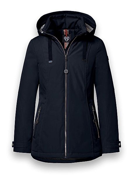 District Winterjacke Ischgl (mit Kapuze, wasserabweisend) navyblau Damen günstig online kaufen