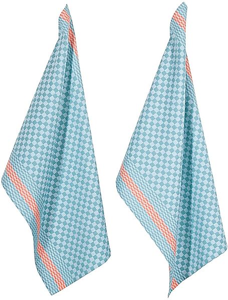 PAD Geschirrtuch "PIT RELOADED" 100% Baumwolle, 50x70 cm, Karo Design günstig online kaufen