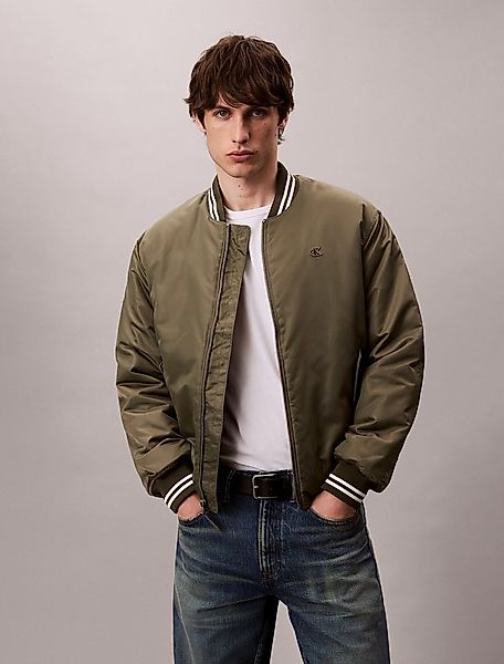 Calvin Klein Jeans Collegejacke LS JEANS TIPPED HERO BOMBER Mit Rundhalsaus günstig online kaufen