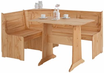 Home affaire Essgruppe "Sascha" 2 Stk. tlg. mit Tisch und Truhen-Eckbank, M günstig online kaufen