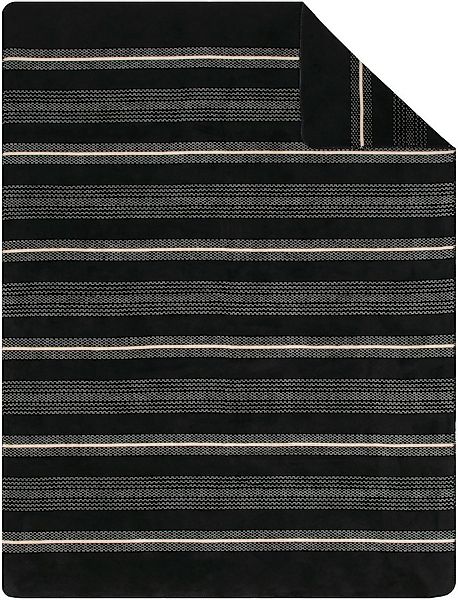 Wohndecke Wohndecke Cartagena, IBENA, in minimalistischem Streifendesign günstig online kaufen