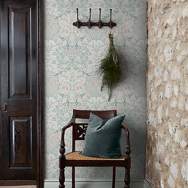 WILLIAM MORRIS AT HOME Vliestapete »Blackthorn Meadow« Motiv glatt Design T günstig online kaufen