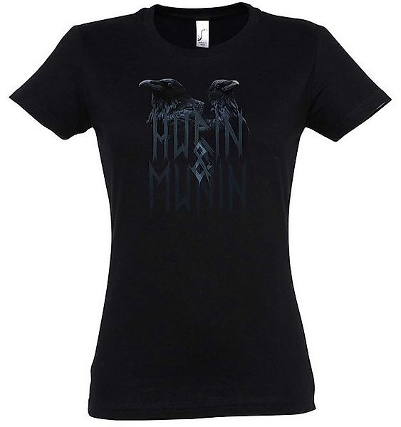 Urban Backwoods Print-Shirt Hugin and Munin V Damen T-Shirt Hugin Munin Odi günstig online kaufen