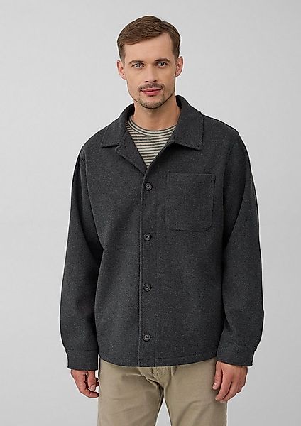 s.Oliver Hemdjacke Outdoor-Jacke Softes Overshirt in Wolloptik günstig online kaufen