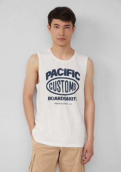 s.Oliver Shirttop Tanktop aus Baumwollle mit Frontprint günstig online kaufen