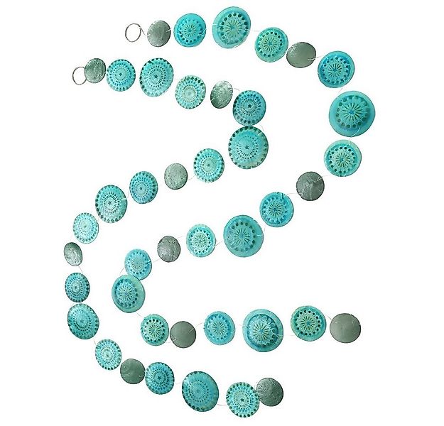 BOLTZE GRUPPE GmbH Hängedekoration Capiz-Girlande Gus Mobile Windspiel grün günstig online kaufen