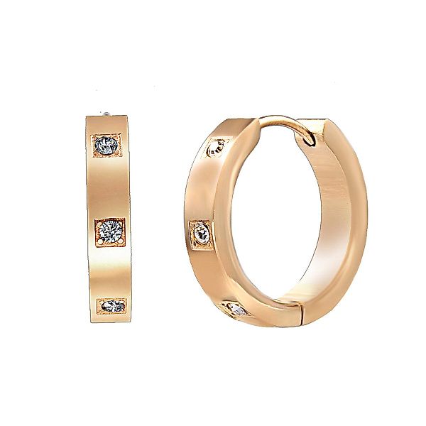 KARMA Paar Creolen Kristalle Gold od. günstig online kaufen