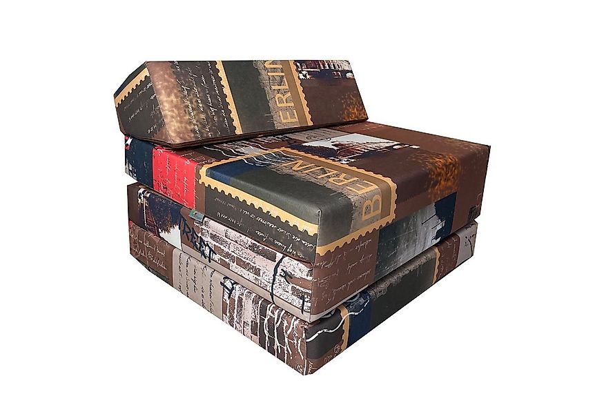 Klappmatratze Klappmatratze Gästematratze mit Kopfteil Größe 200x70x10cm, F günstig online kaufen