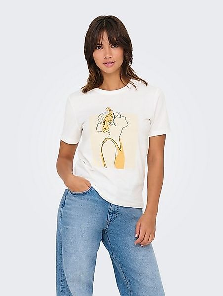 ONLY Kurzarmshirt ONLCLARA S/S TEE CS günstig online kaufen
