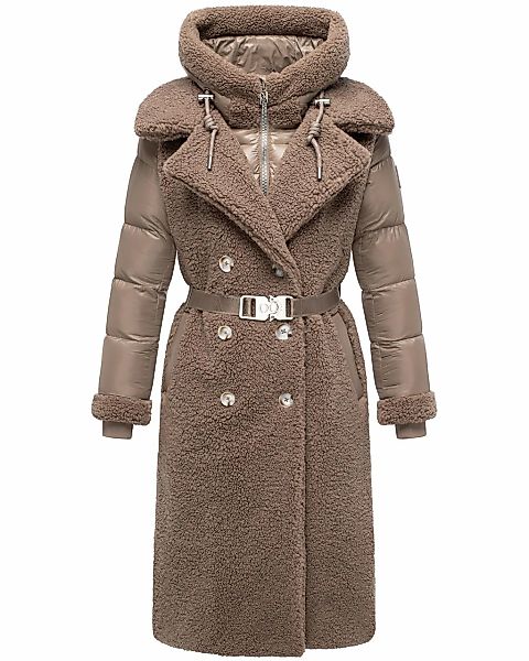 Navahoo Wintermantel "Kuscheltraum 14" Modischer Damen Plüschmantel aus ang günstig online kaufen